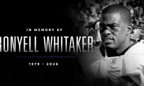 Vikings Mourn Passing of DB Ronyell Whitaker