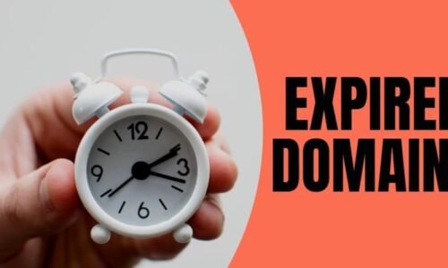 Picture of clock with words "expired domains"