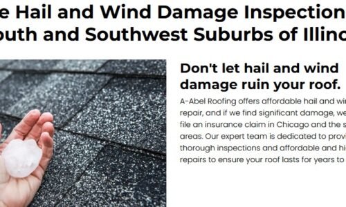 A-Abel Roofing Responds to Growing Hail Damage Concerns with Professional Roof Repair and Storm Restoration Services in Illinois.