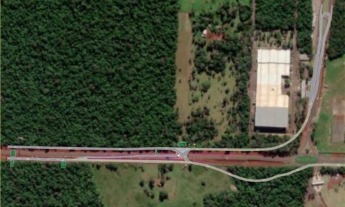 Acesso ao Aeroporto de Foz tem alterações por obra na BR-469