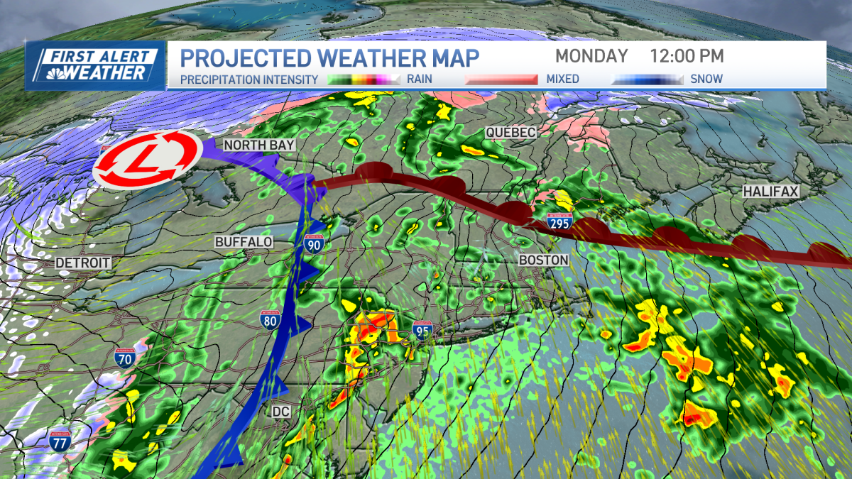 All eyes on powerful storm expected to impact New England on Monday – NBC Boston