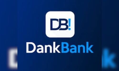 Na imagem, o logo da fintech Dank Sociedade de Crédito Direto S.A., que se apresentava como Dank Bank nas redes sociais, embora não possuísse licença bancária