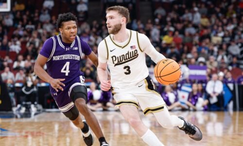 Braden Smith's diving assist becomes a Purdue T-shirt