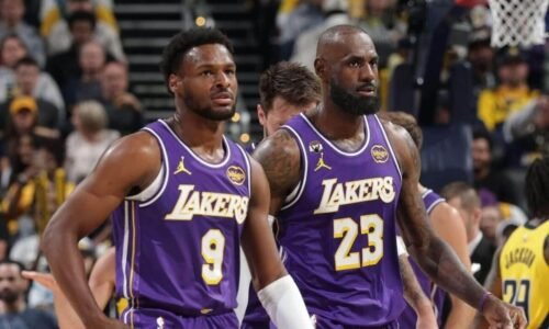 Bronny James helps Lakers win alongside father LeBron: ‘He belongs’