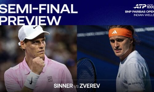 Jannik Sinner and Alexander Zverev will meet on Saturday in Indian Wells.