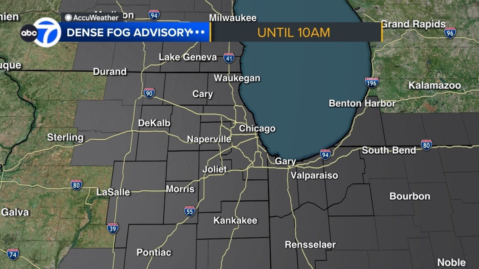 Chicago weather forecast for Friday includes dense fog with chance for severe storms bringing high winds, hail threat