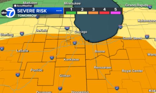 Chicago weather forecast today: Severe weather, including tornado, large hail risk for area Tuesday