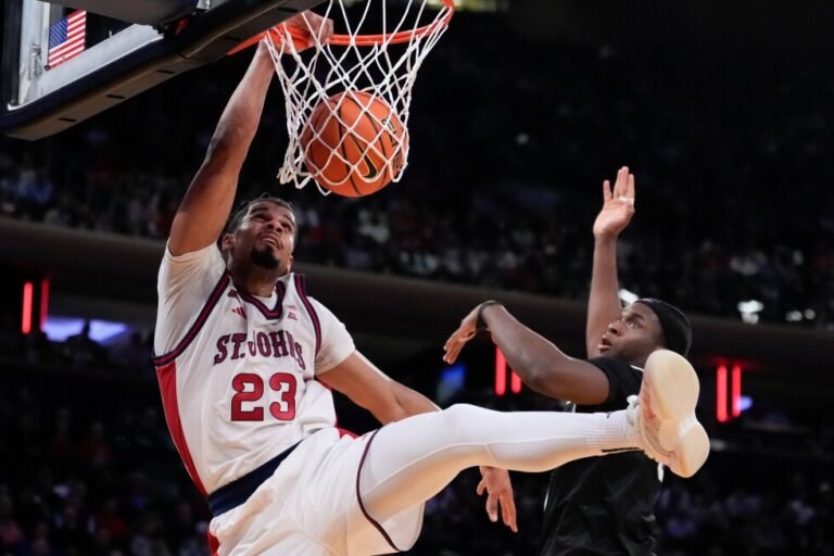 Ejiofor, Hopkins lead No. 13 St. John's past Providence 85-72 in Big East quarterfinals