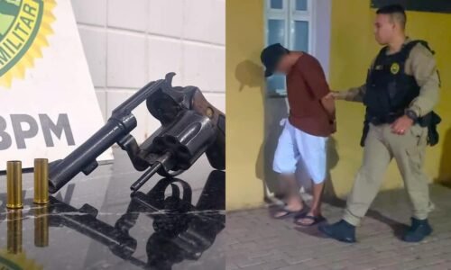 Ex-funcionário é detido após ameaças e disparos com revólver calibre 38 na região sul de Cascavel