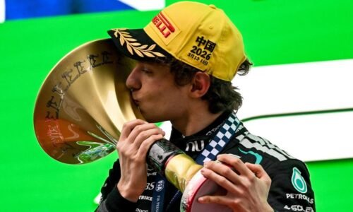 F1 Cina, trionfa Antonelli davanti a Russell, Hamilton 3°, Leclerc 4°