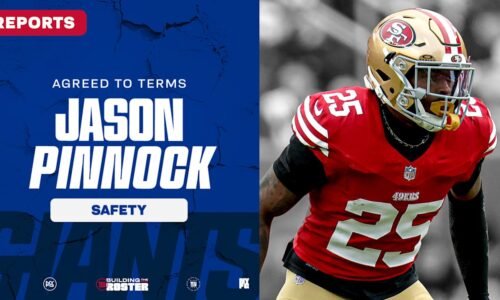 Giants agree to terms with S Jason Pinnock, pending physical