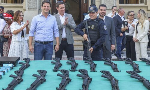 Guarda Municipal de Curitiba recebe novos equipamentos para reforçar segurança