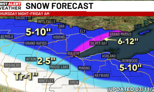 Heavy snow at times with blizzard conditions for some Thursday evening