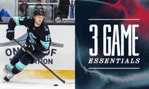 Hurricanes (38-15-6) vs Kraken (28-22-9) | 7:00 p.m.