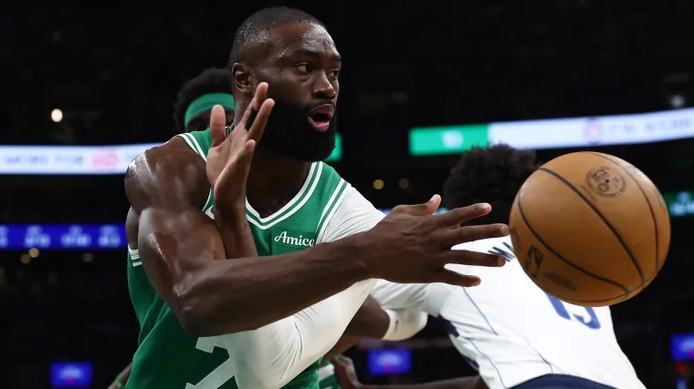 Jaylen Brown Walks Back 'Best Two-Way Player' Claim image