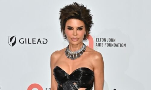 Lisa Rinna's Oscars Party Dress Is Made of Real Hair. How It Was Made