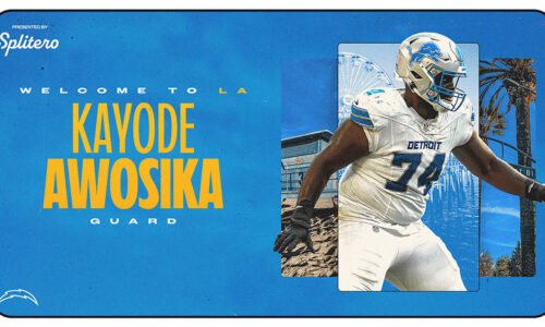 Los Angeles Chargers Sign Kayode Awosika