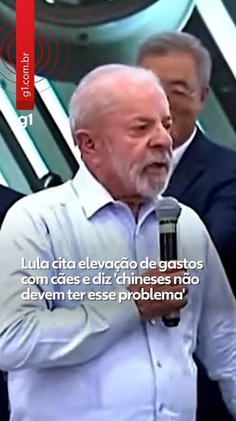 Lula diz que chineses não têm 'problema' de gastos com cachorros