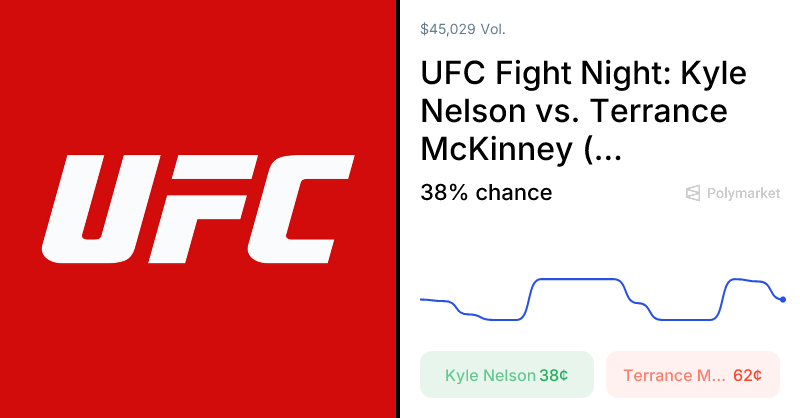 McKinney vs. Nelson Odds & Predictions (Mar. 28, 2026)