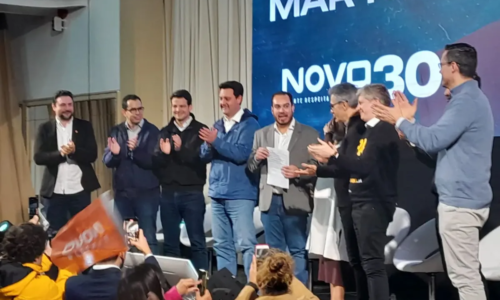 Novo deixa grupo de Ratinho Jr. e estreita aliança com Flávio e Moro