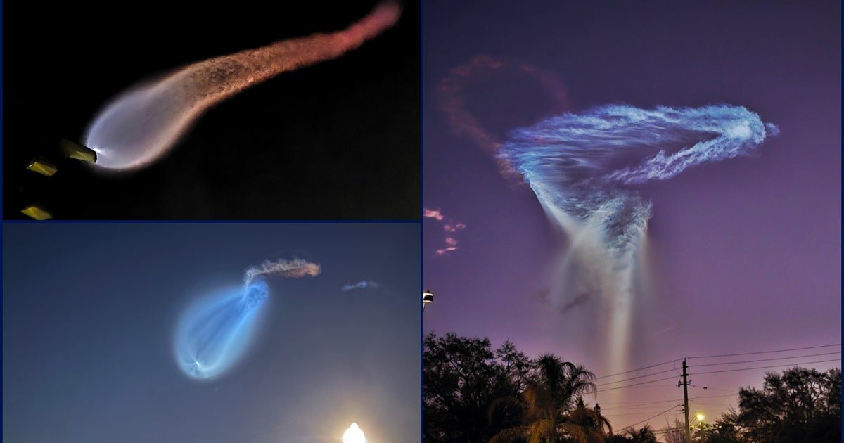 PHOTOS: 'Space jellyfish forms' from SpaceX Starlink rocket launch