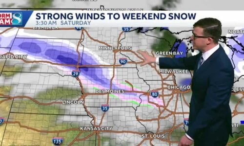 Powerful winds move in today and Friday
