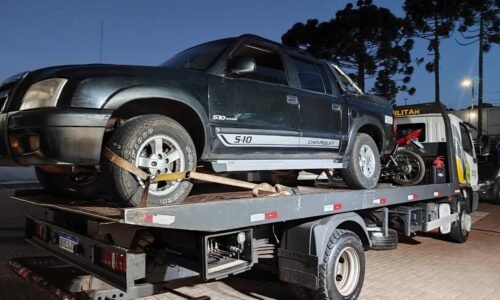 S-10 furtada é recuperada pela PM em Cascavel