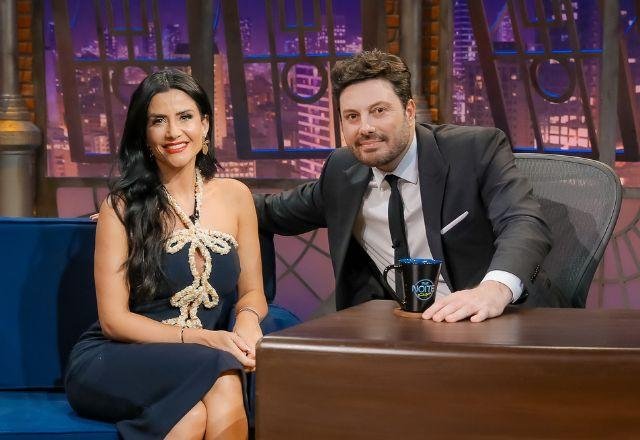 SBT TV | Patricia Salvador relembra carreira construída ao lado de Silvio Santos no "The Noite"