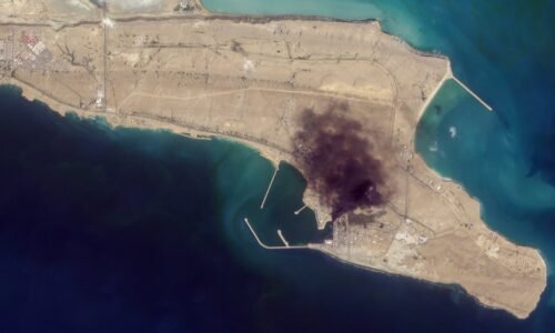 Satellite images provide view inside Iran at war : NPR