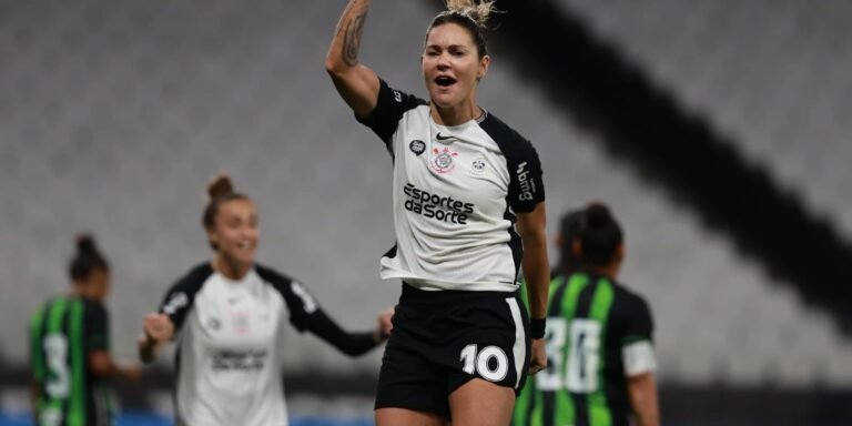 Sob o comando de Gabi Zanotti, Corinthians goleia América-MG