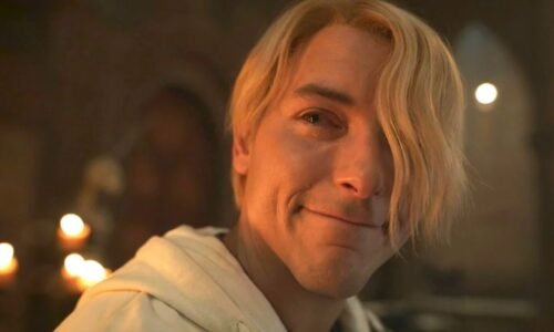 Sanji crying and smiling as he tells nami about his past and mom on one piece live action season 2