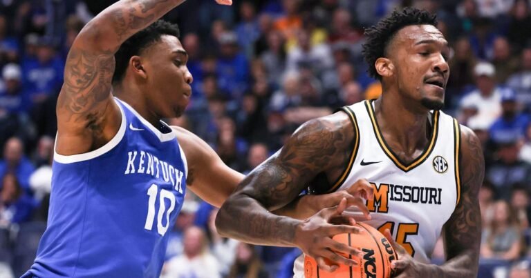 Tough SEC tourney loss sends Mizzou home on edge after near-comeback against Kentucky | Mizzou Men's Basketball