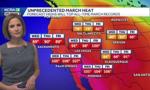 Tracking March heat records, climate connections in Northern California