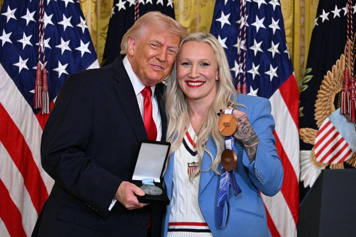 Trump awarded prestigious Order of Ikkos medal by US Olympian bobsledder