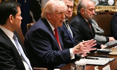 Trump says Iran let 10 oil ships through Strait of Hormuz as 'present'