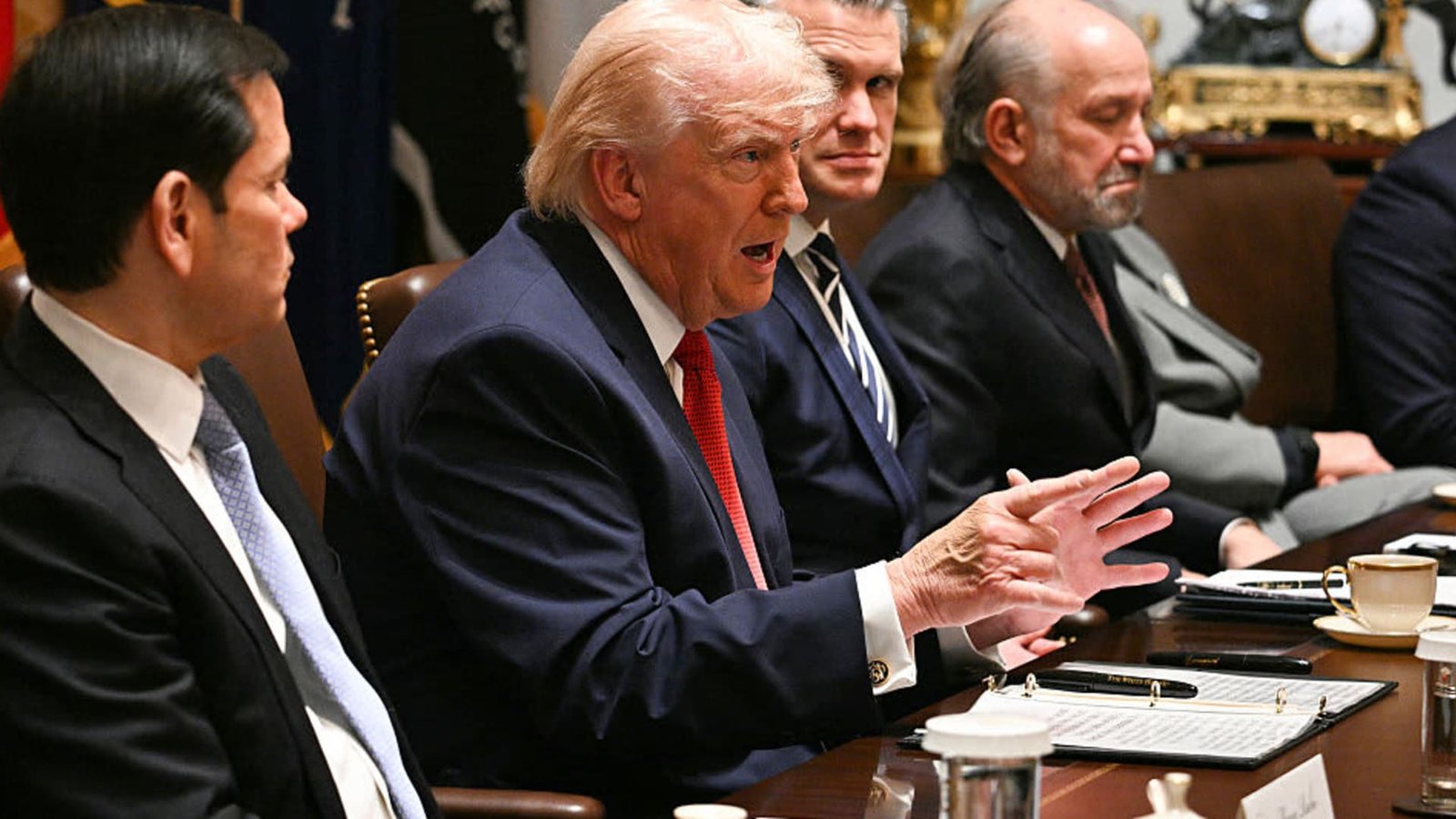 Trump says Iran let 10 oil ships through Strait of Hormuz as 'present'