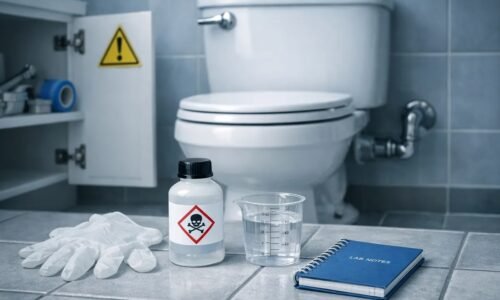 Como desentupir vaso sanitário com soda cáustica