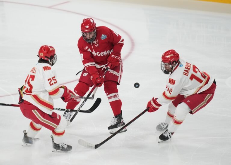 Live updates: Denver vs. Wisconsin in the Frozen Four championship