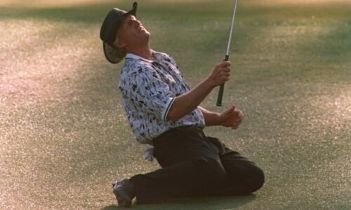 6-shot leads are no guarantee at the Masters. Ask Greg Norman