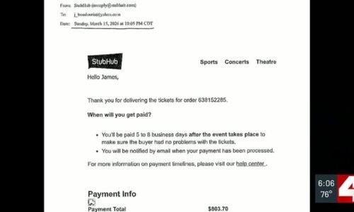 A fan’s problems re-selling March Madness tickets on StubHub goes viral