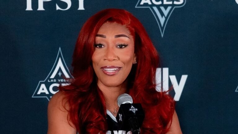 Aces media day 2026: A'ja Wilson unveils Jean Grey-inspired look