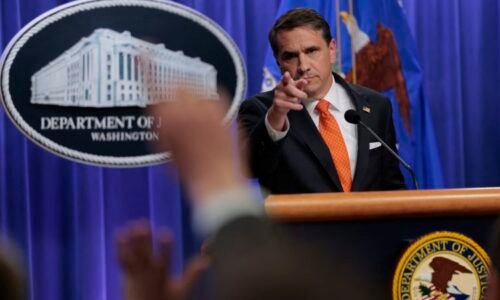 Acting AG Todd Blanche sends series of memos to staff marking his first official day