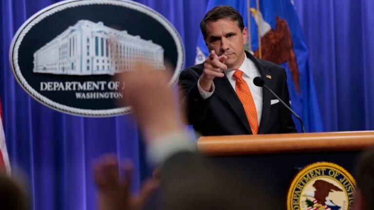 Acting AG Todd Blanche sends series of memos to staff marking his first official day