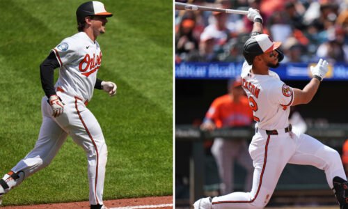 Adley Rutschman hits grand slam that bounces out of outfielder's glove