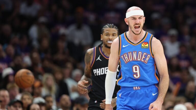 Alex Caruso stays steady in OKC Thunder's Game 3 win at Phoenix