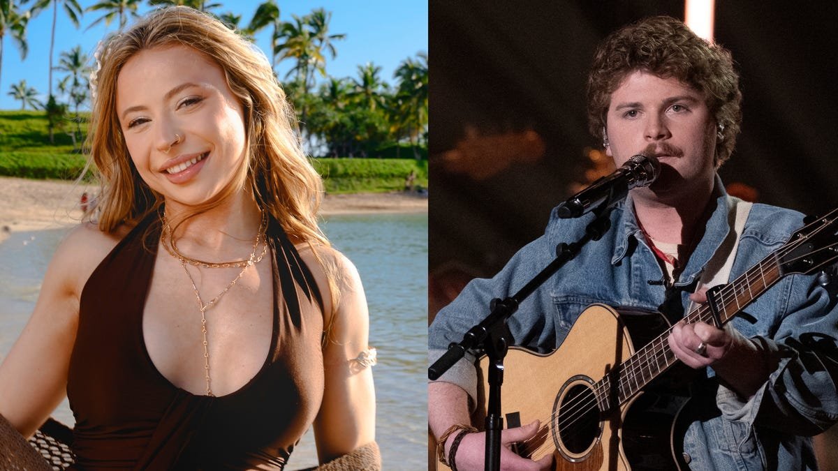 'American Idol' singers Rae and Brooks launch relationship on live TV