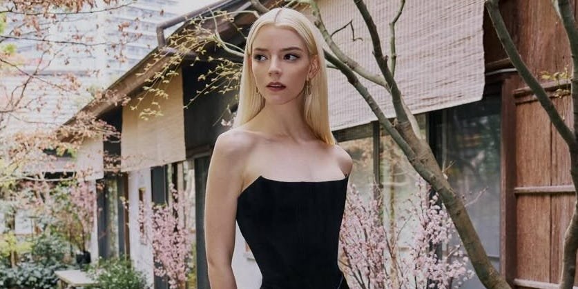 Anya Taylor-Joy Wears a Floral Givenchy Look While Doing Press in Tokyo