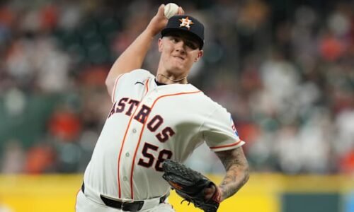 Astros place ace right-hander Hunter Brown on the 15-day injured list with a right shoulder strain
