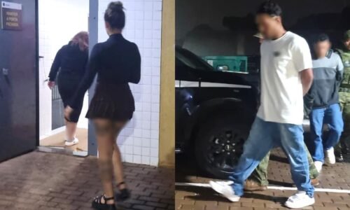 BPFRON intercepta transporte de drogas com quatro detidos, incluindo grávida e irmãos em Cascavel