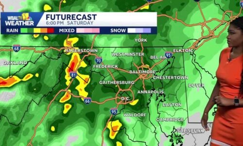 Baltimore weather: Warm Friday with thunderstorms
